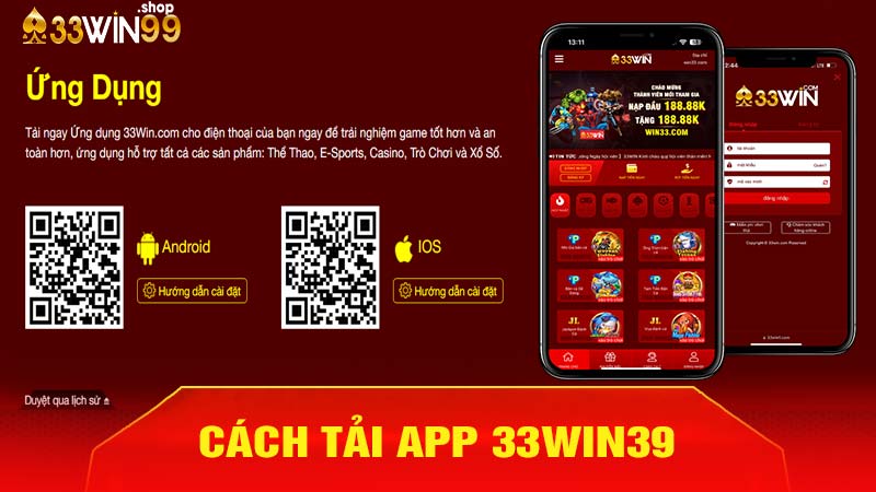 Cách tải app 33win39