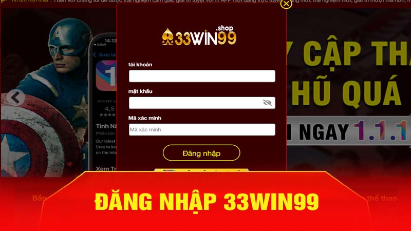 Đăng nhập 33win99